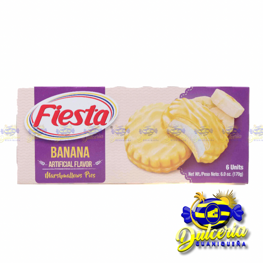 Fiesta Marshmallow Banana 6 ct.