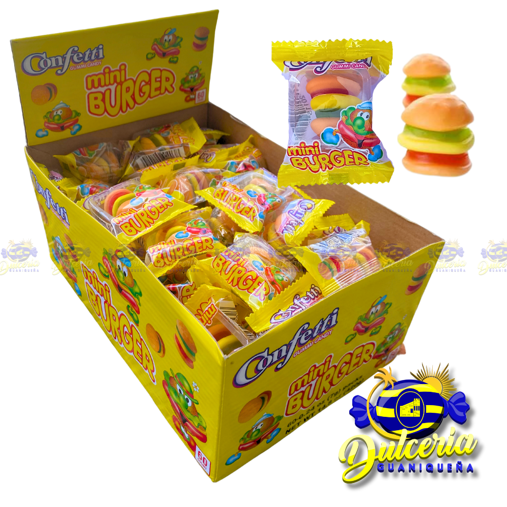 Confetti Mini Burger (Box)