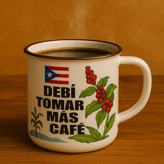 Taza “DEBÍ TOMAR MÁS CAFÉ”