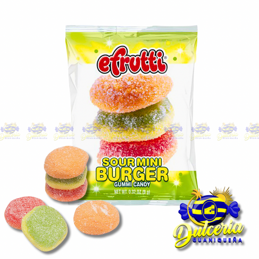 Efrutti Sour Mini Burger