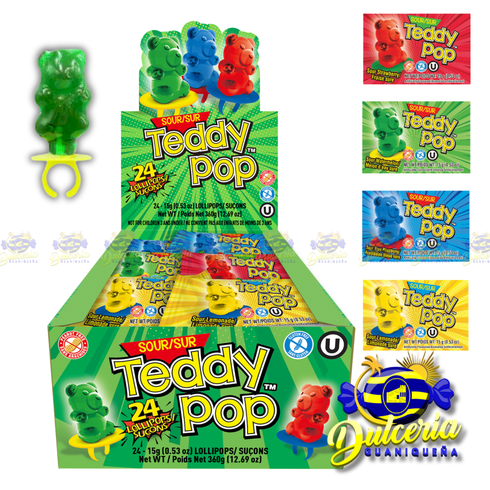 Teddy Pop Sour 24 ct.