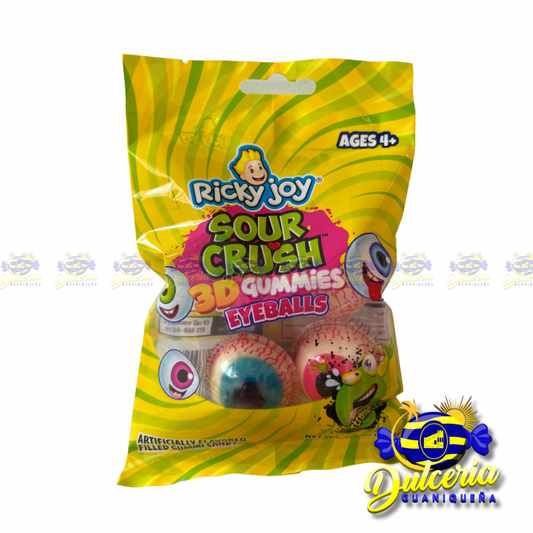 3D Gummies Eyeballs Sour Crush